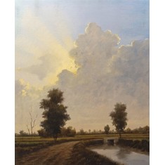 Zulfiqar Ali Zulfi, 24 x 30 Inch, Oil on Canvas, Landscape Painting-AC-ZUZ-110